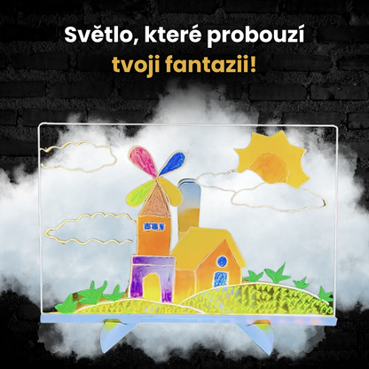 Svíticí kreslicí tabulka